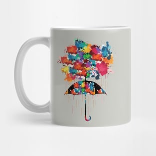 Rainbow rainy day Mug